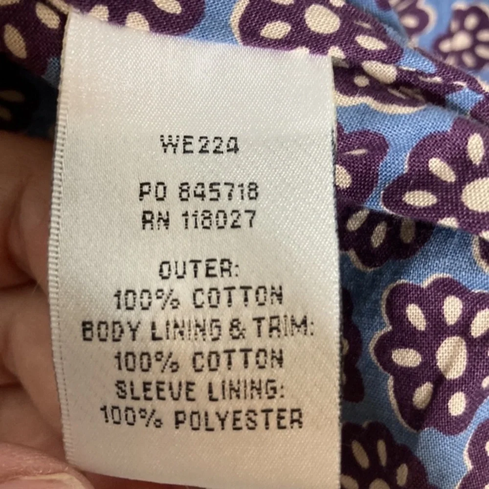 BODEN ORANGE VELVET 3 BUTTON BLAZER SZ 12 - Picture 9 of 11